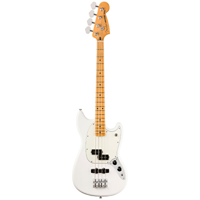 Fender Player II Mustang Bass PJ Akçaağaç Klavye Polar White Bas Gitar